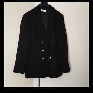 Black tweed blazer
